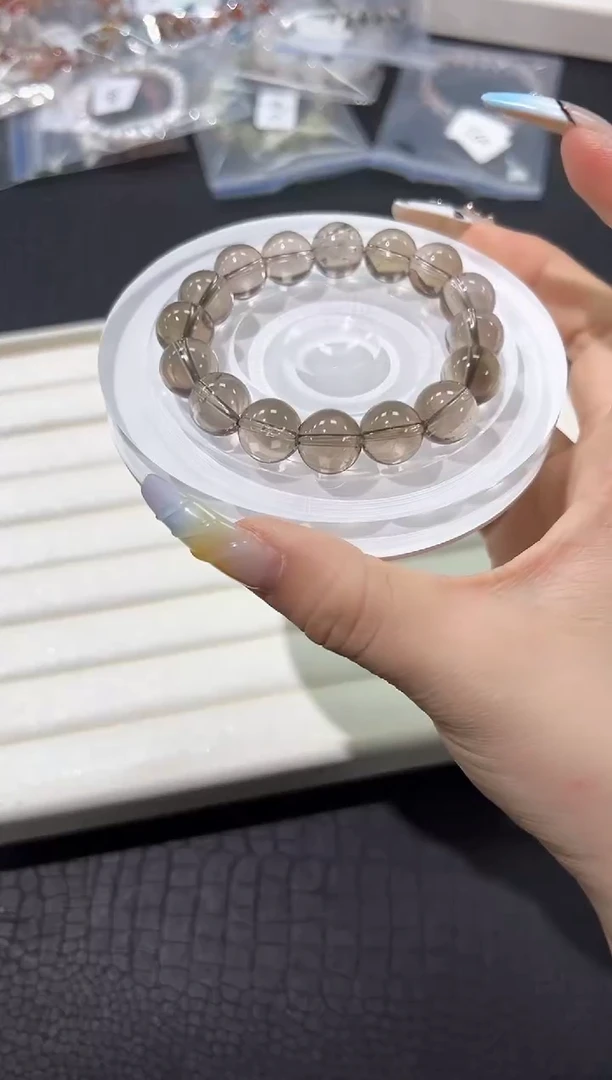 水晶手链未镶嵌6N多样性发其一【1条】默认微瑕12mm