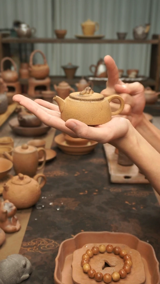 老岩泥粗陶  漫山壶110ml