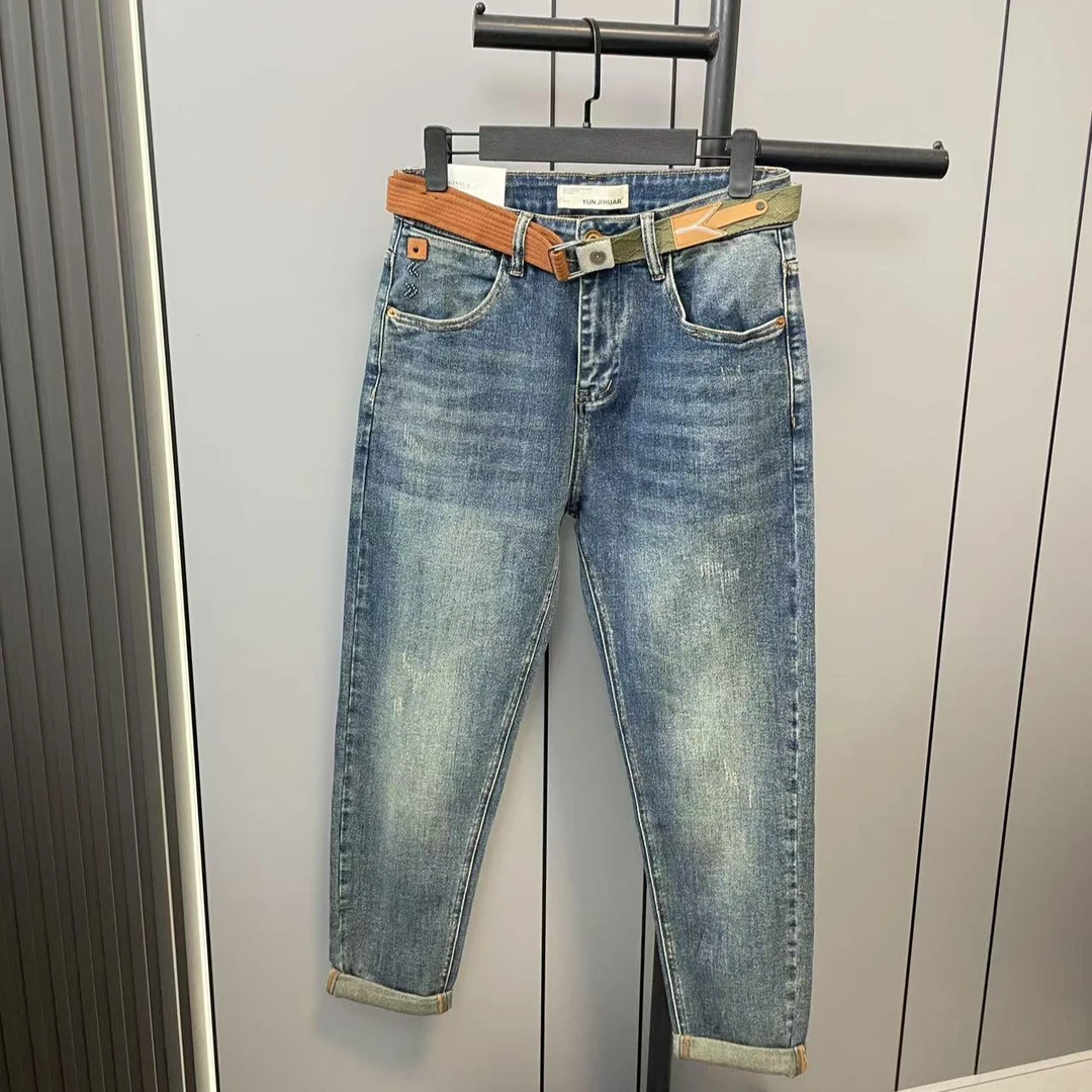 256835男装春夏牛仔裤