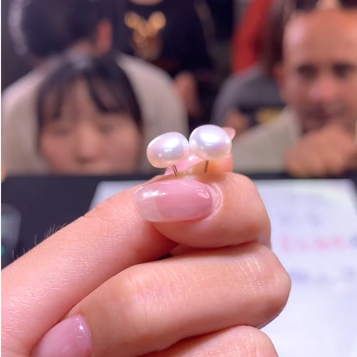 【逍遥精选】珍珠无核耳饰*832/03/多样性发/1对