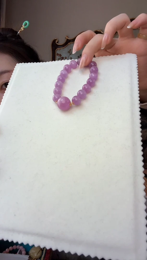 【闪购商品】锂辉石手串未镶嵌10+紫锂辉石手链