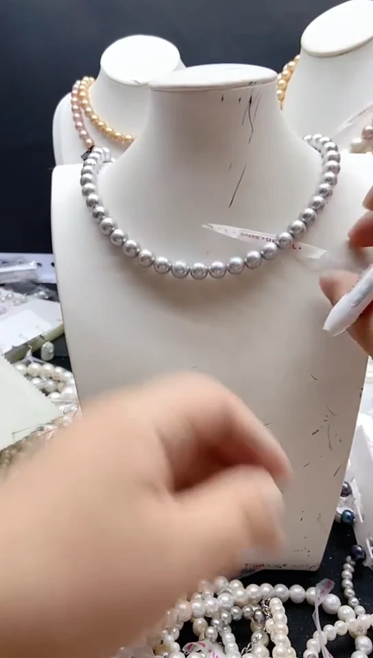 淡水珍珠未镶嵌颈饰1