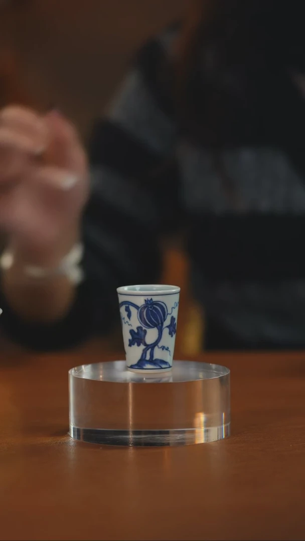 青花西瓜小直口