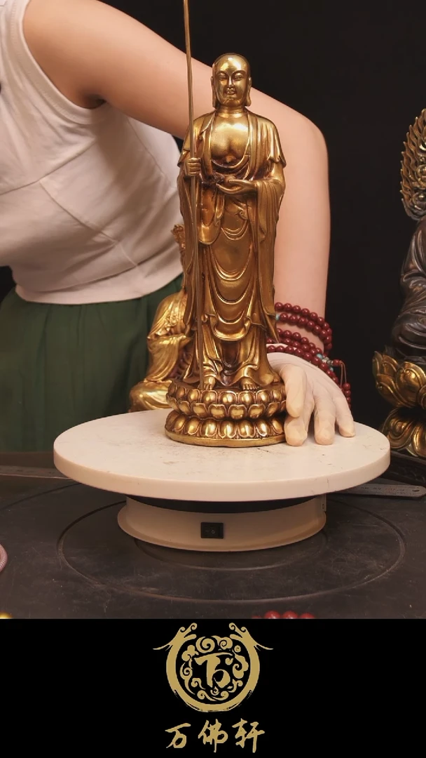 金属铜器摆件地藏666666666