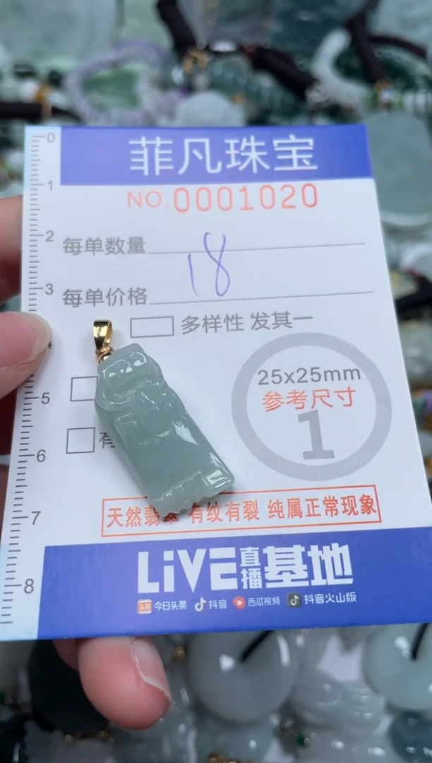 【闪购商品】翡翠颈饰未镶嵌00..1020