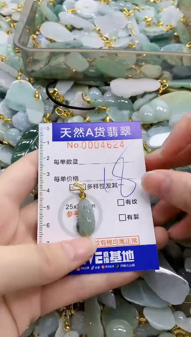 颈饰未镶嵌翡翠天然A货翡翠