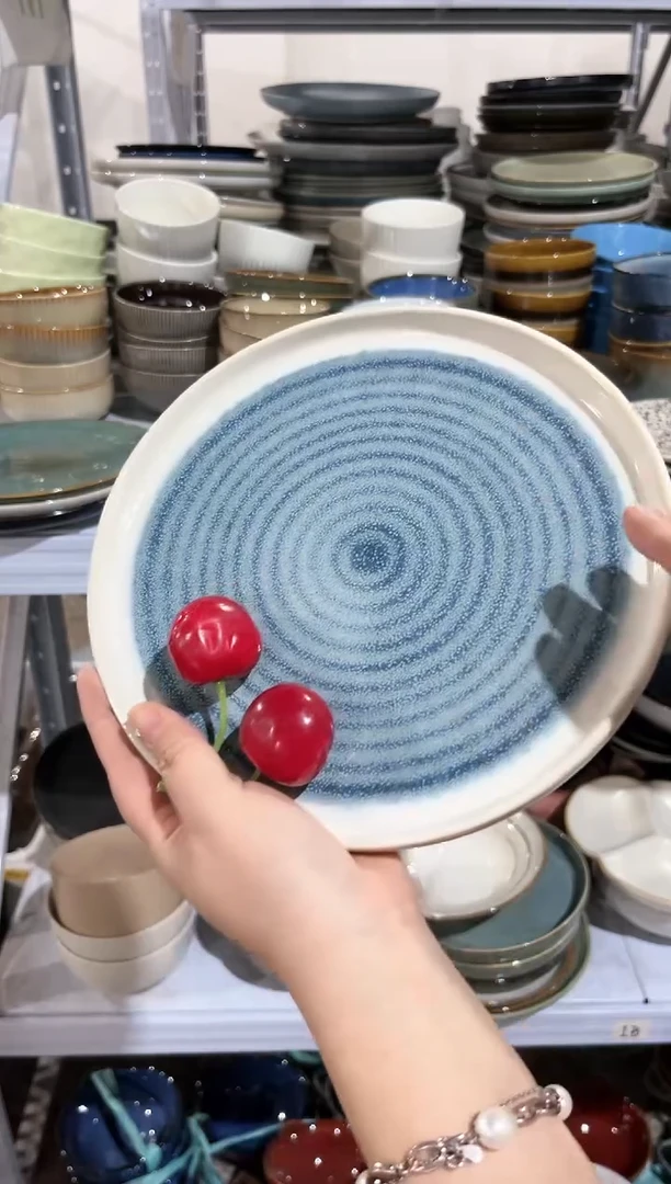 【闪购商品】瓷片外贸尾货瑕疵满20包邮X B6A小盘