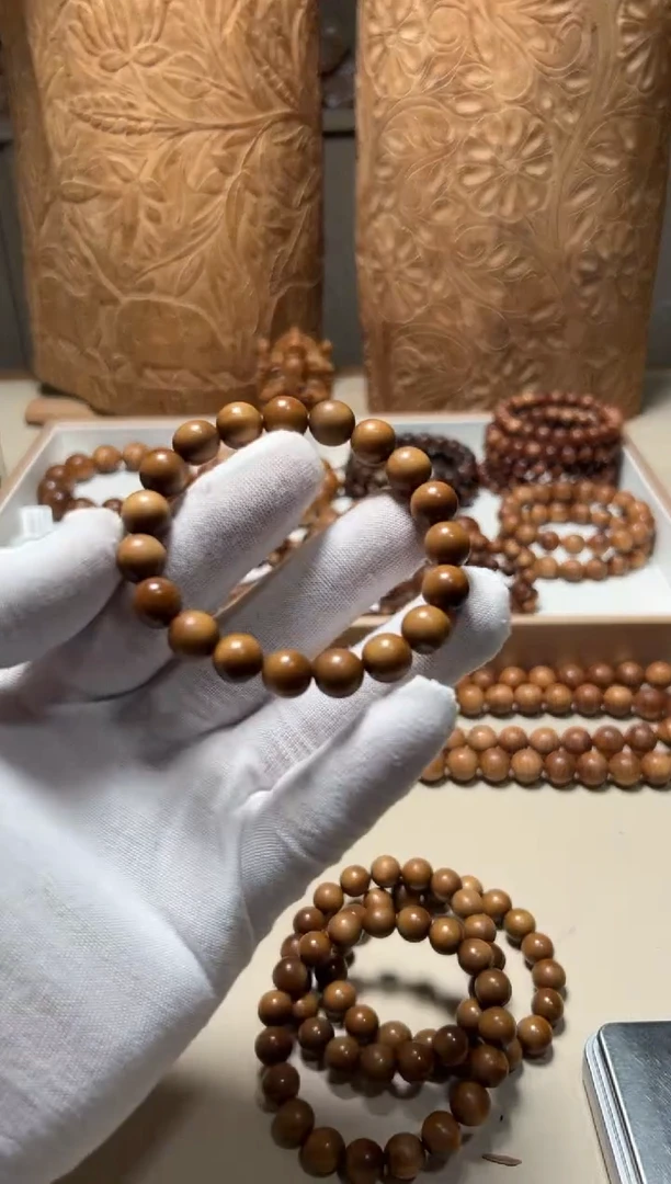 【闪购商品】檀香木手串/手链老山檀香1.0单圈微瑕福利