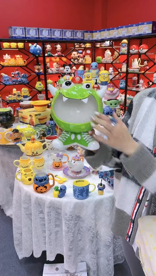 【闪购商品】.@@小怪兽玄关摆件收纳