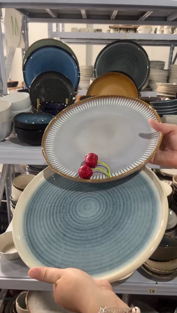 陶瓷外贸尾货瑕疵满20包邮X2 大盘组合