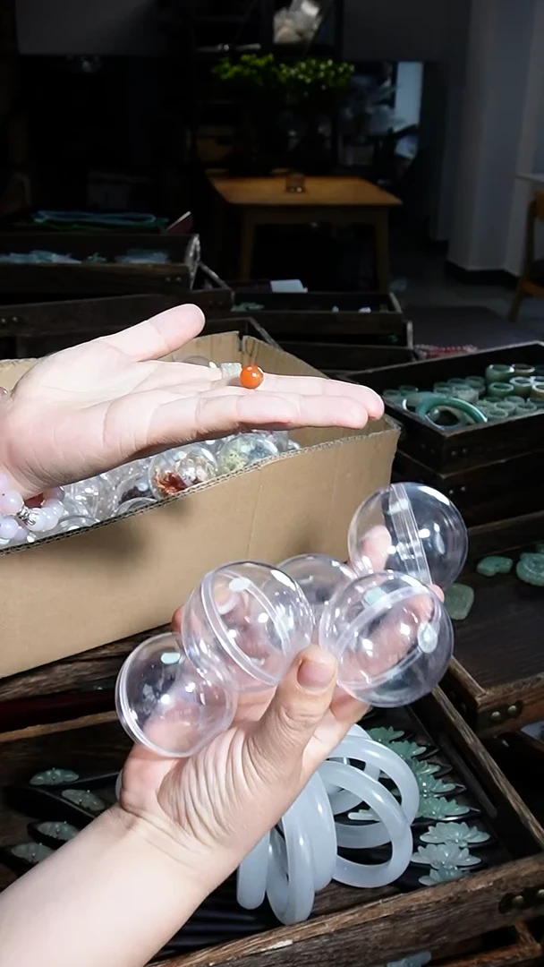 【闪购商品】玛瑙/玉髓珠+球球未镶嵌00001  8个
