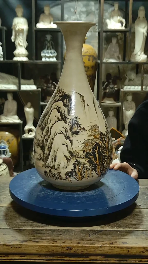 陶磁州窑大个玉壶春