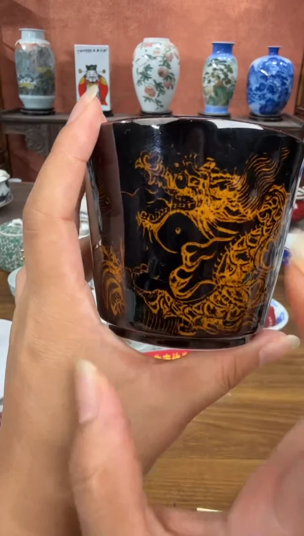 吴义松陶盟手绘陶瓷编码：3134