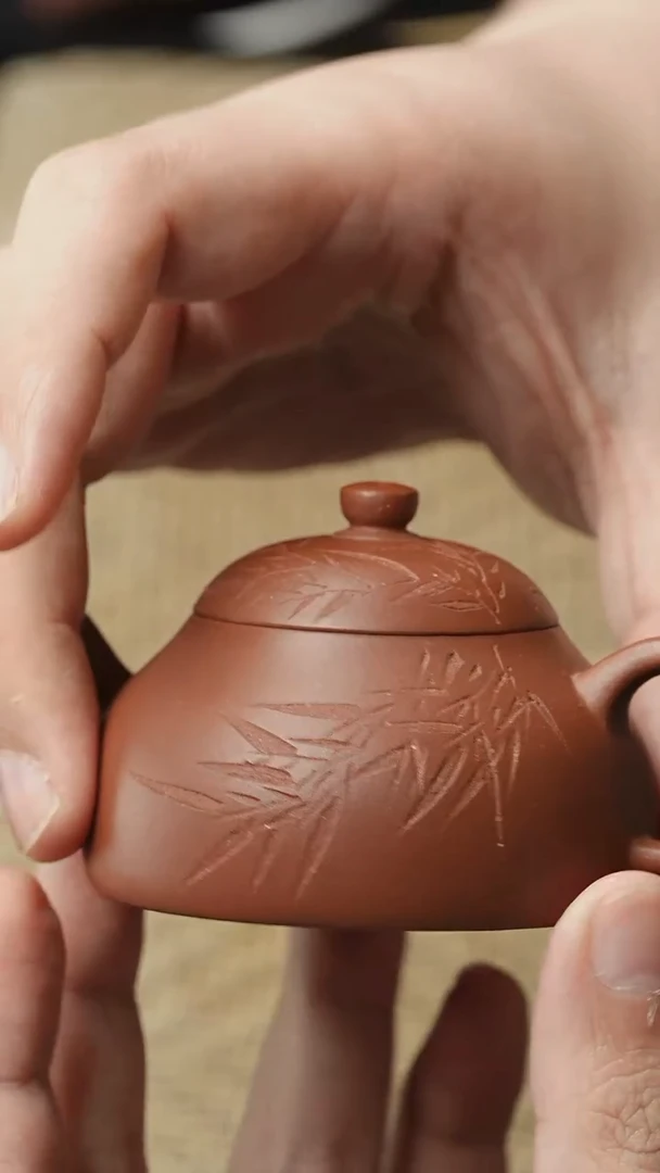 茶壶紫砂五堂 半月-长吟版90cc