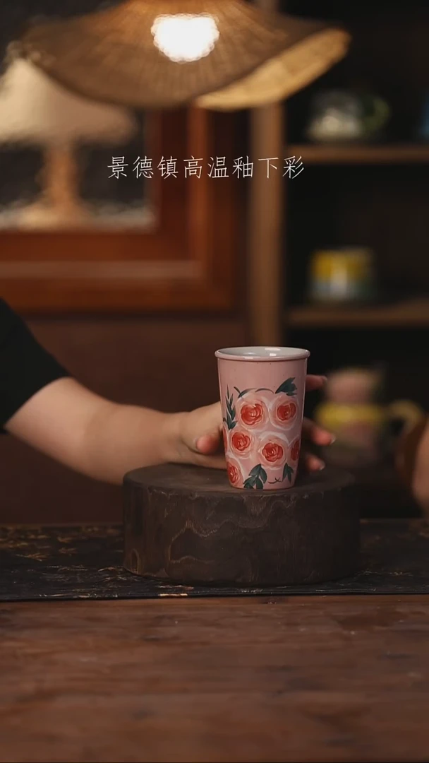 陶瓷景德镇高温釉下手绘陶瓷146