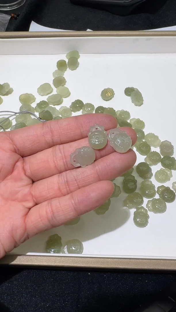 【闪购商品】和田玉吊坠未镶嵌TH0113-633-525一件多样性发