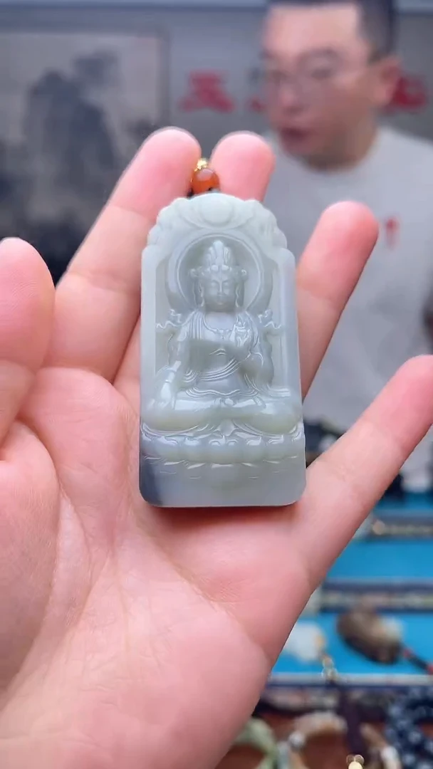 和田玉未镶嵌挂件1