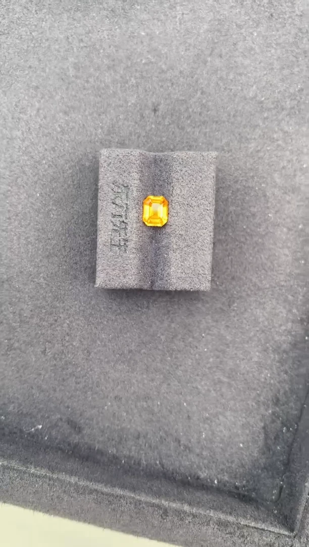 裸石彩色蓝宝石1ct黄蓝宝  GF  定制