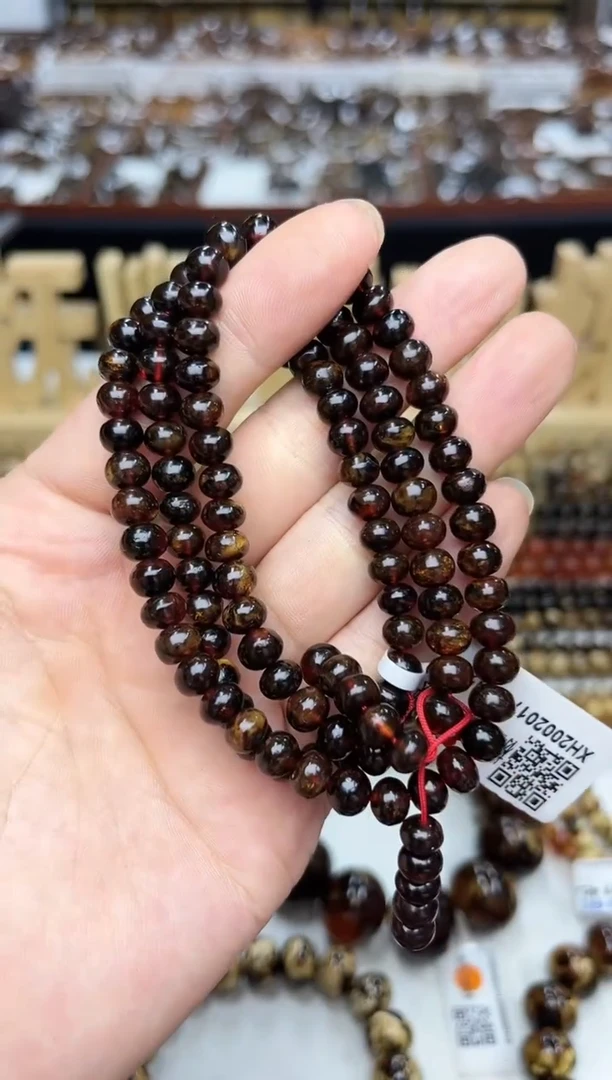 未镶嵌琥珀裸石抚顺琥珀血珀多圈6+
