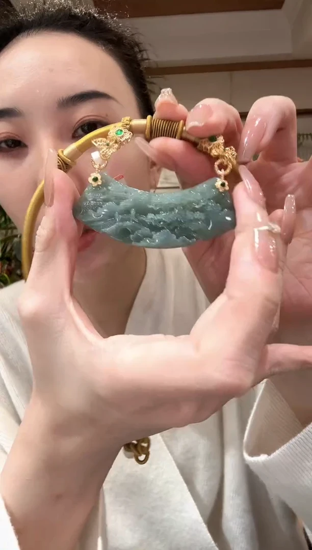 【闪购商品】翡翠颈饰未镶嵌国风