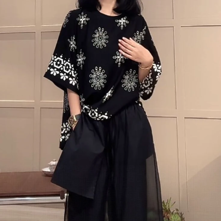 ZUOXIAOQI几何花上衣33（衣长66-70/胸围120-128）