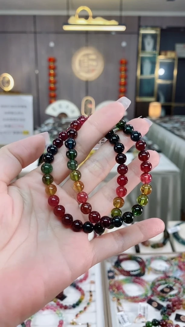 【闪购商品】碧玺单圈手串7mm+未镶嵌（多样性发一条）hon