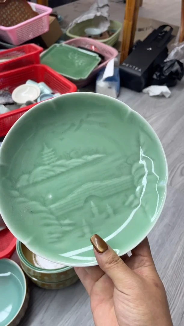 瓷针孔瑕疵特价福利 微瑕 慧仙青瓷