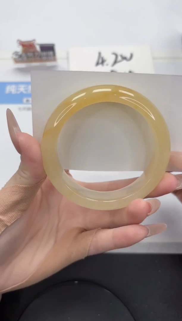 【闪购商品】石英质玉手镯未镶嵌A104-59.7