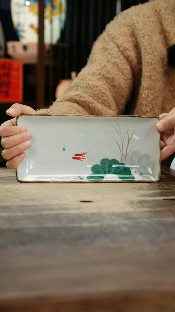 【闪购商品】瓷片景德镇纯手工釉下彩精品餐具