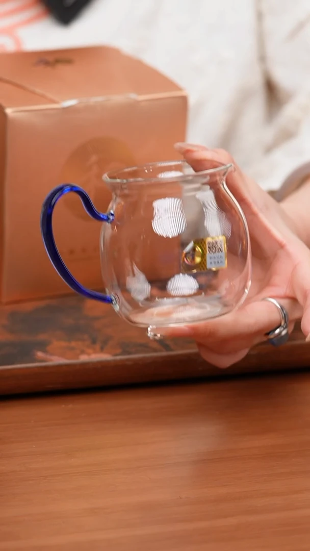 【闪购商品】禾器/晶彩美满茶海/浅蓝色/定制款