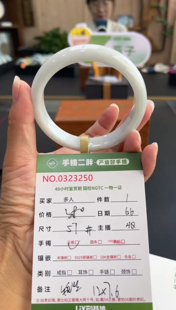 翡翠手镯未镶嵌多人