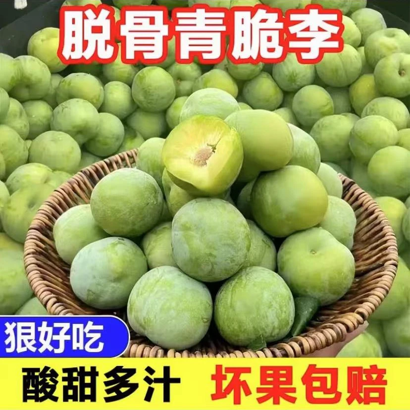 正宗农家脱骨李青脆李脆甜多汁新鲜水果包邮多仓发货