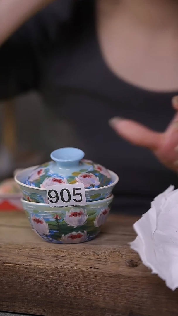 【闪购商品】瓷片油画风·彩绘·设计师石一款