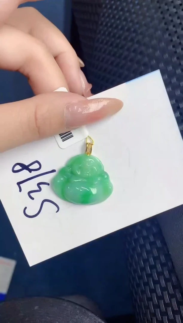 【闪购商品】翡翠颈饰18K金镶嵌000000000