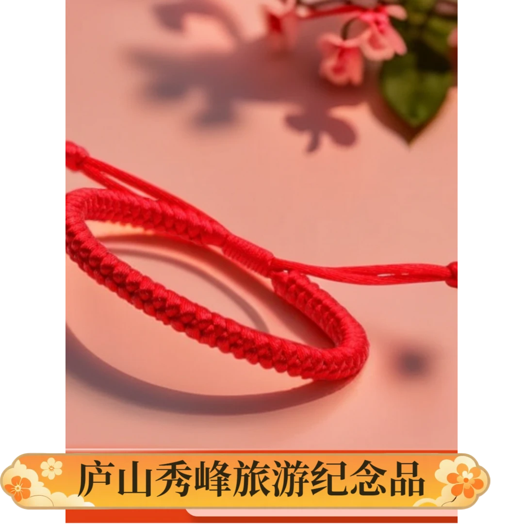 学生中性男红绳女款简约儿童情侣宝宝纪念品可调节旅游绳编闺蜜