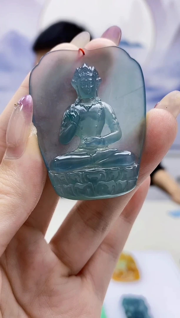 定制翡翠未镶嵌5158jw-毛货挂件124