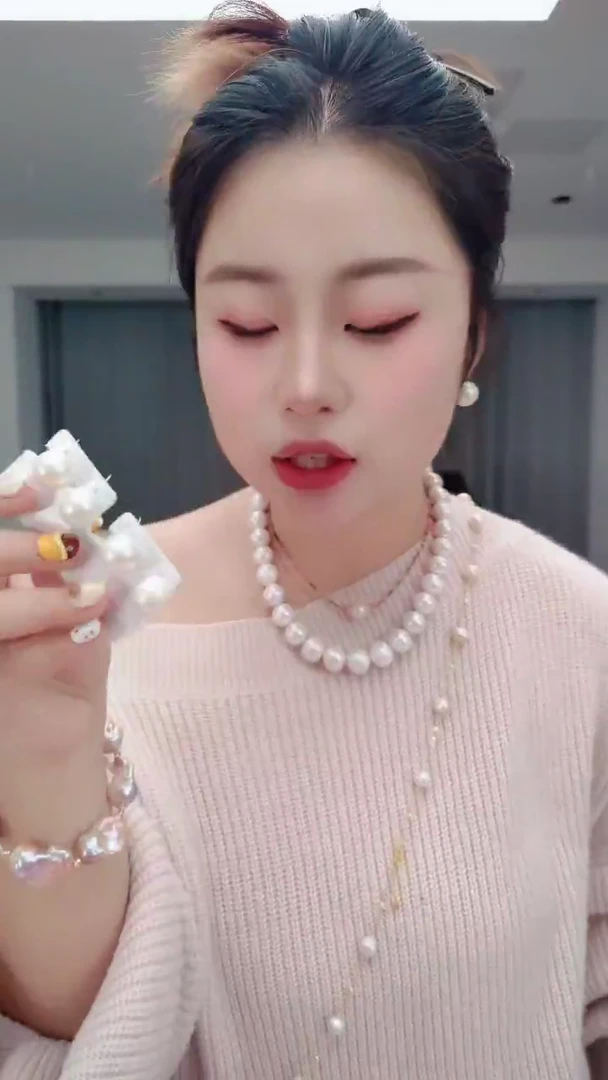 颈饰未镶嵌淡水珍珠1607珍珠耳钉