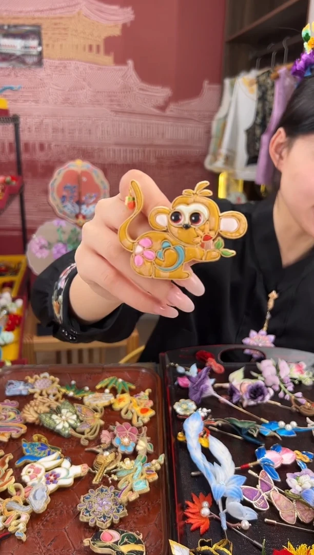 【闪购商品】刺绣苏绣世家非遗手工（胸针）