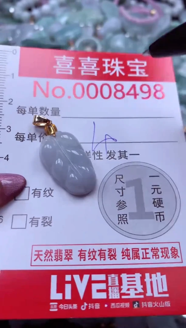 颈饰未镶嵌翡翠8498