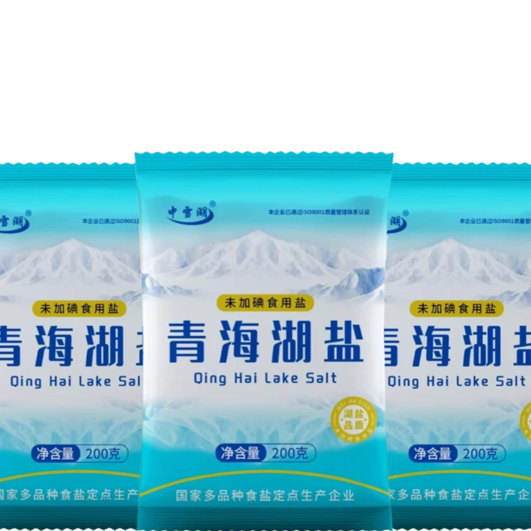 青海湖盐未加碘原生湖盐天然结晶健康食用盐