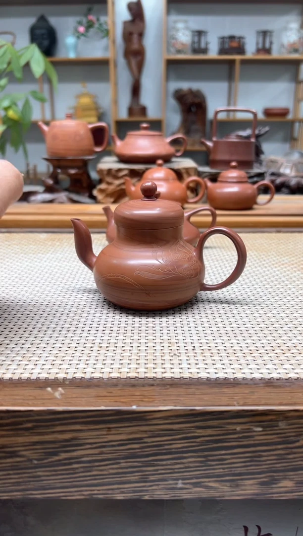 原矿老紫泥全手 绞泥思婷 130cc