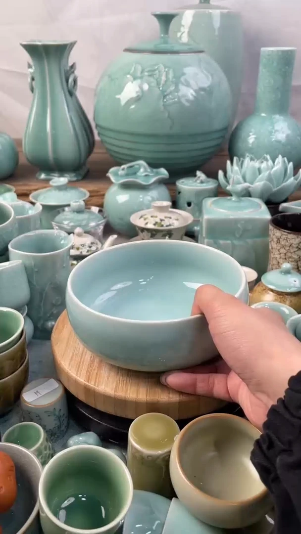 【闪购商品】特价福利 微瑕 慧仙青瓷
