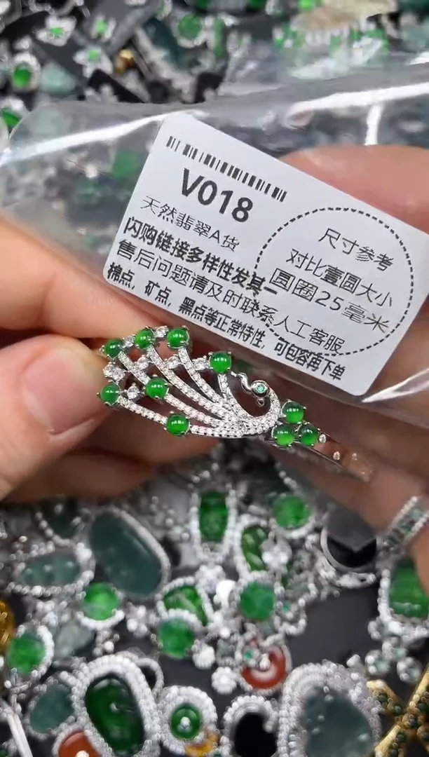 颈饰未镶嵌翡翠V018手镯