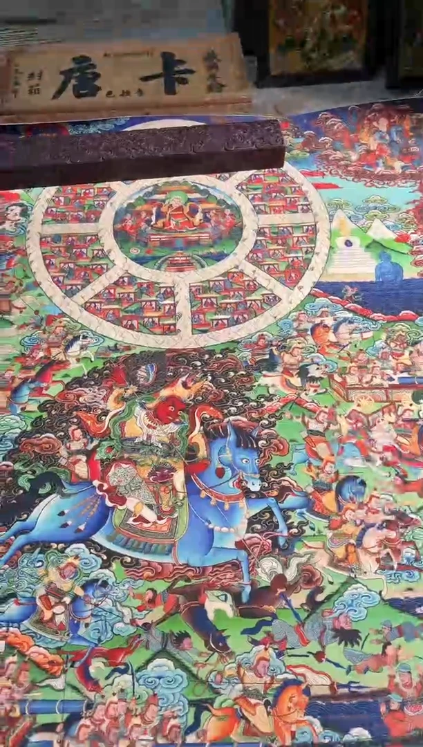 卷轴画天天的唐卡tk160