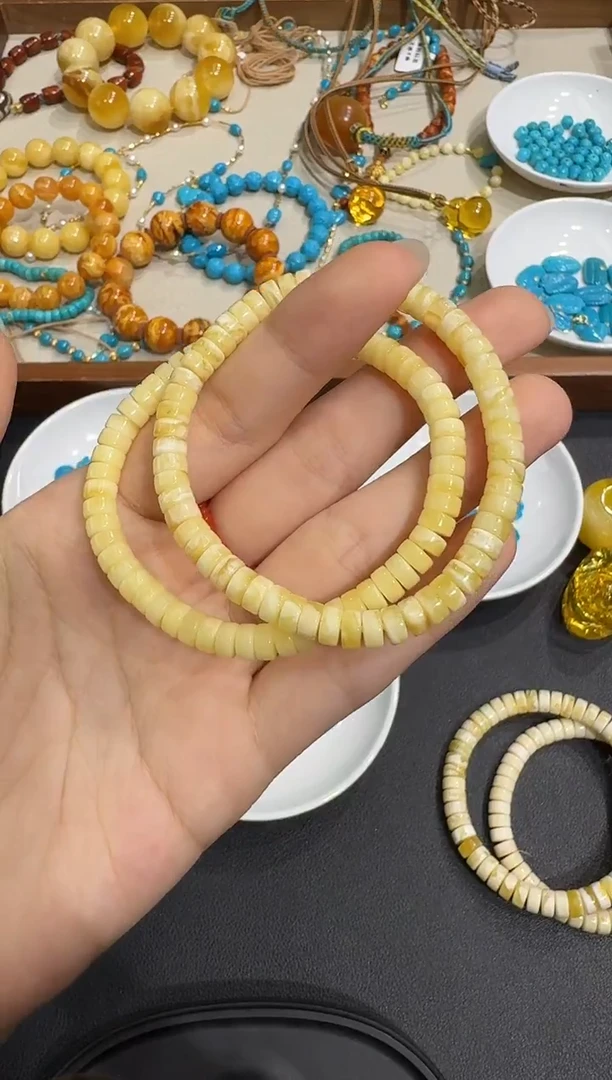 手串琥珀未镶嵌X1119-1195-9多样性一件