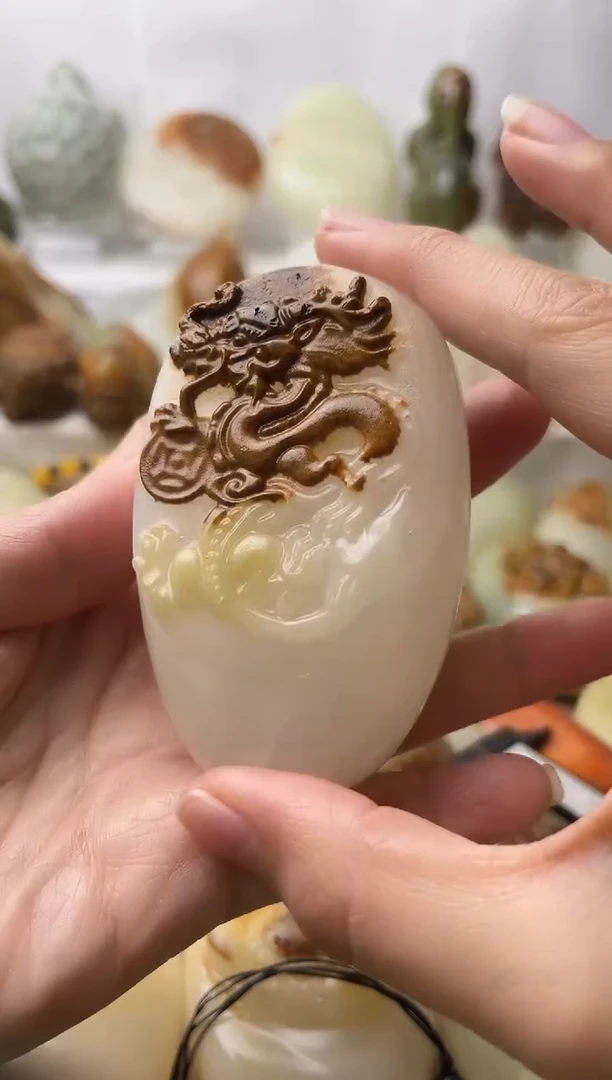 石材古青石棉纹正常不退换盘龙微瑕