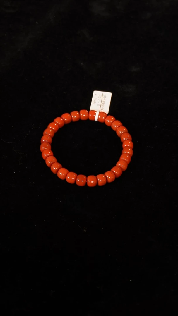 未镶嵌手串南红玛瑙S柿子老型单圈8M