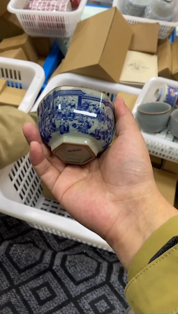 陶瓷老陶泥茶具容量约80