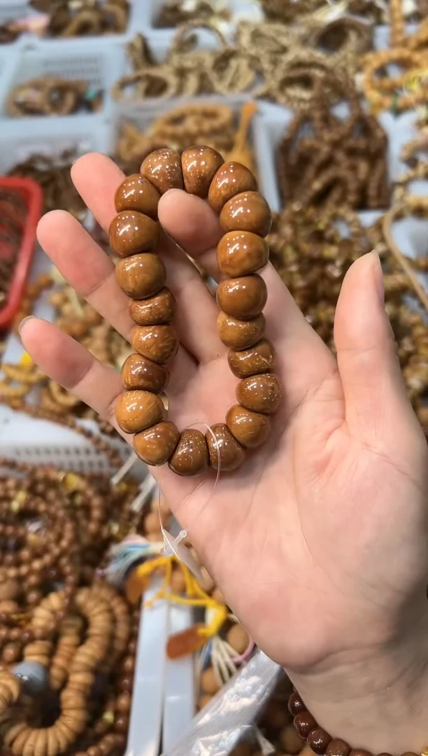手串库克卡15.5mm左右蒜瓣大肠【蜘蛛纹】