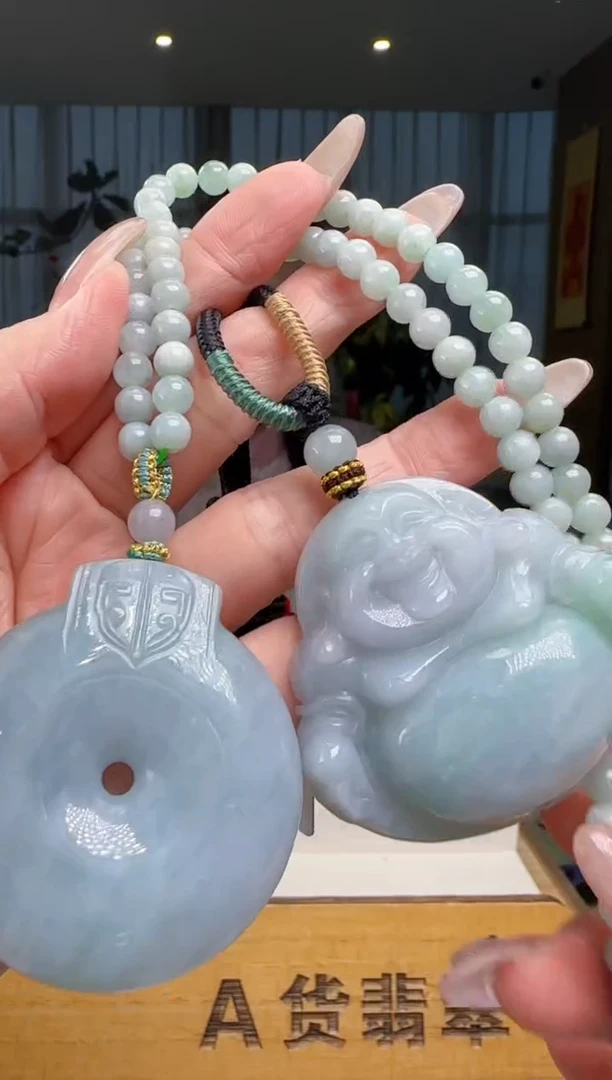 【闪购商品】翡翠颈饰未镶嵌多样性发其二YJ@@